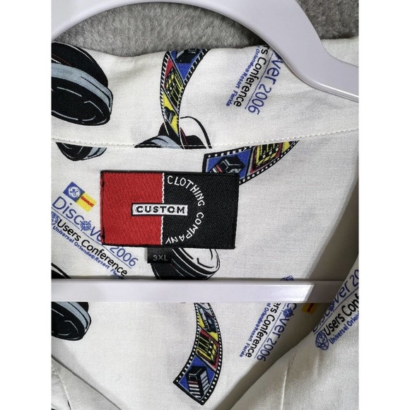 Custom Clothing Discover 2006‎ Users Conference Florida Button Up Shirt Mens 3XL - Picture 3 of 15